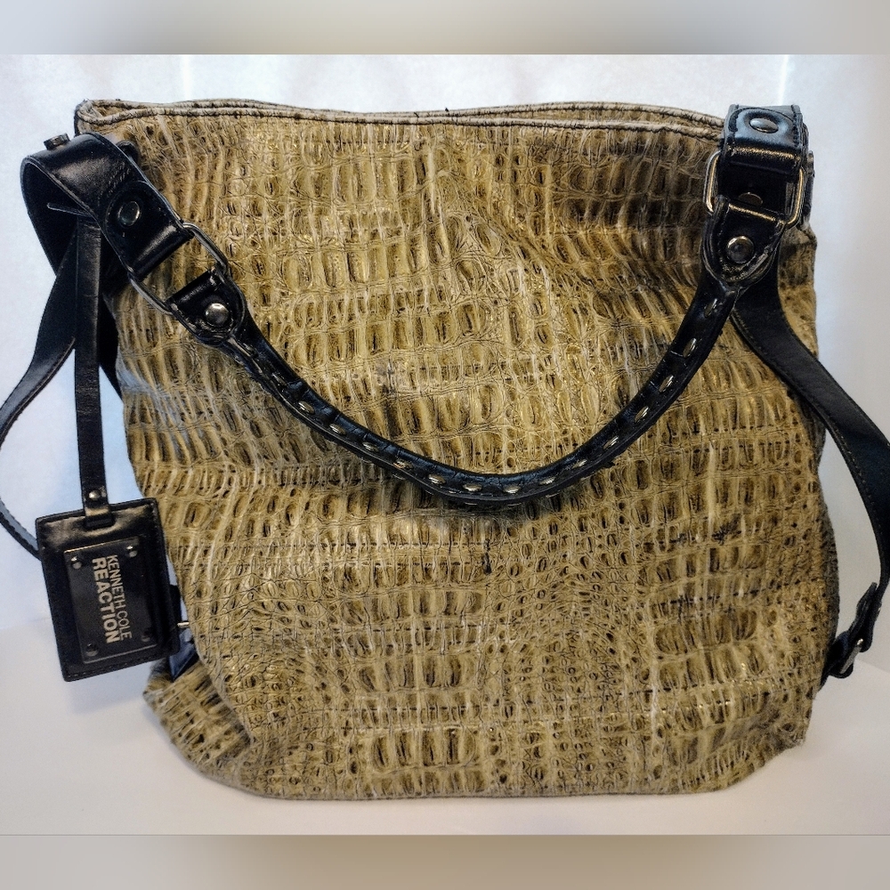 Kenneth Cole Reaction faux Crocodile handbag